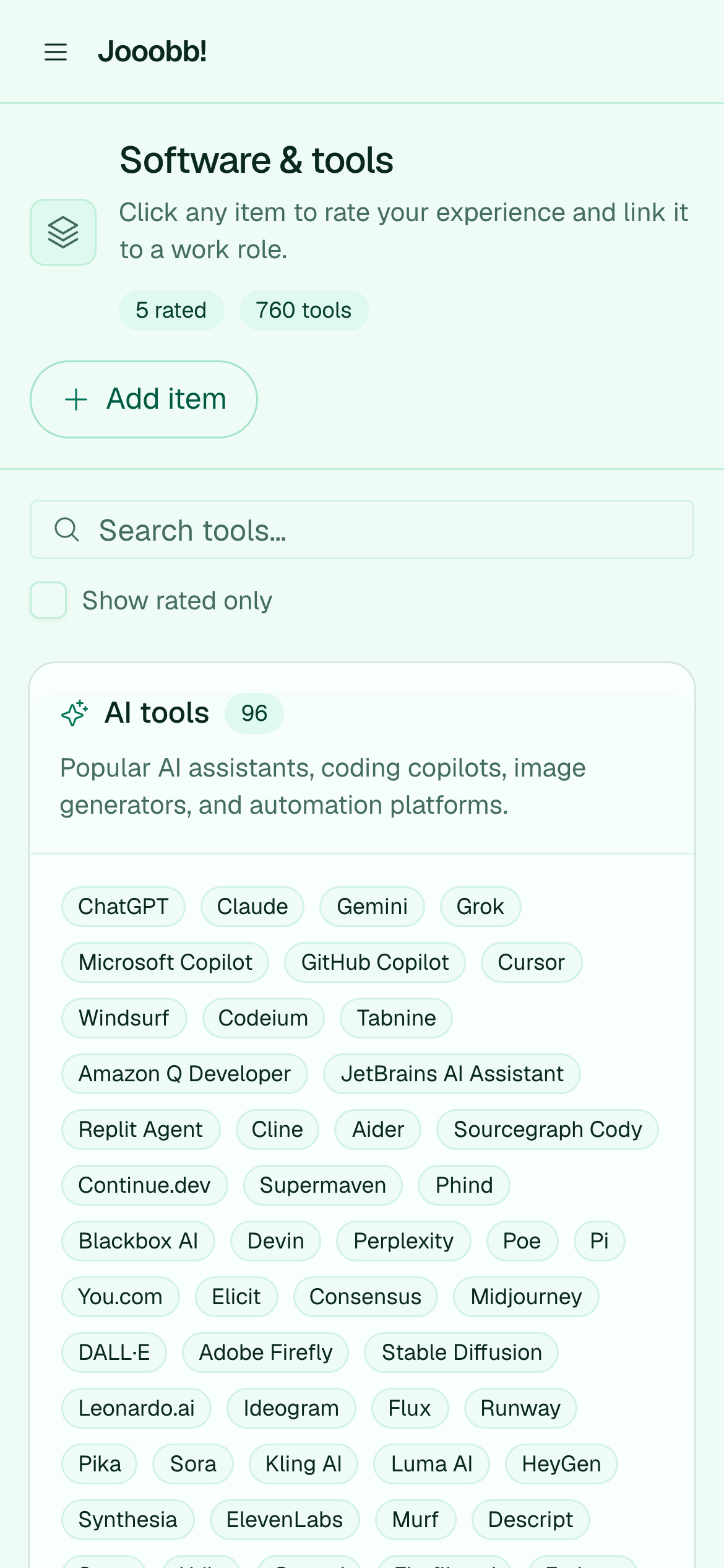 Software & tools